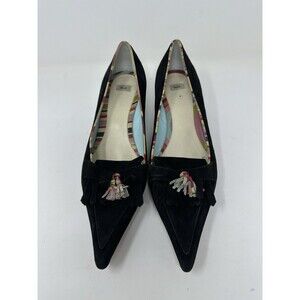 Paul‎ Smith   suede  small hill  Shoes Black   Size  EU 38  pointy  elegant